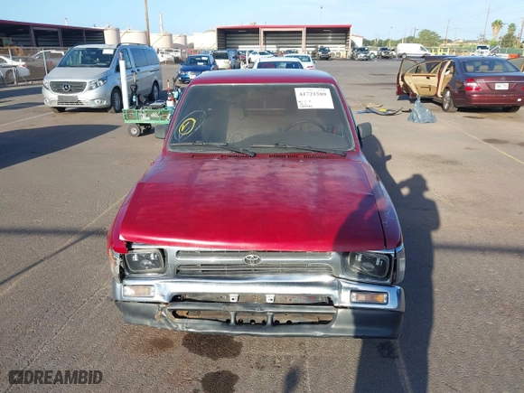 1993 Toyota 2WD Pickups DX with VIN JT4RN81P1P5162011, listed as a IAAI auction lot 41721589 with 207,489 mi miles. Bid and sale history available at carsss.com. Image 12.