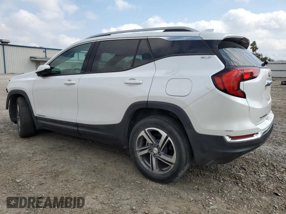 2020 GMC Terrain SLT with VIN 3GKALPEV4LL308244, listed as a Copart auction lot 44169165 with 33,697 mi miles and Salvage title. Bid and sale history available at DreamBid. Image 2.
