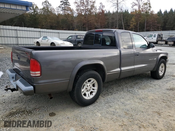 2002 Dodge Dakota with VIN 1B7GL12X22S589971, listed as a Copart auction lot 79740174 with 183,718 mi miles and Clean Title. Bid and sale history available at carsss.com. Image 3.