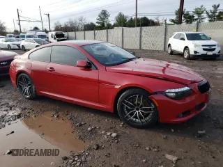 2009 BMW 6 Series 650i with VIN WBAEA53549CV92728, listed as a Copart auction lot 82610144 with 118,803 mi miles and Salvage Title. Bid and sale history available at carsss.com. Image 4.