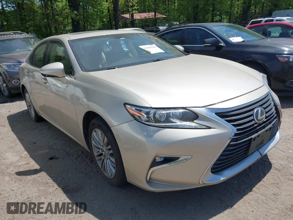 2016 Lexus ES with VIN JTHBK1GG3G2223805, listed as a IAAI auction lot 42065504 with 210,363 mi miles. Bid and sale history available at carsss.com. Image 1.