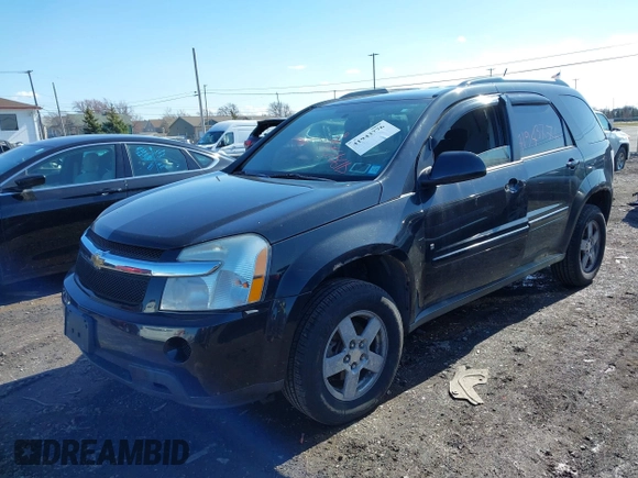 2008 Chevrolet Equinox LT with VIN 2CNDL43F086331952, listed as a IAAI auction lot 41943776 with 16,954 mi miles. Bid and sale history available at carsss.com. Image 2.