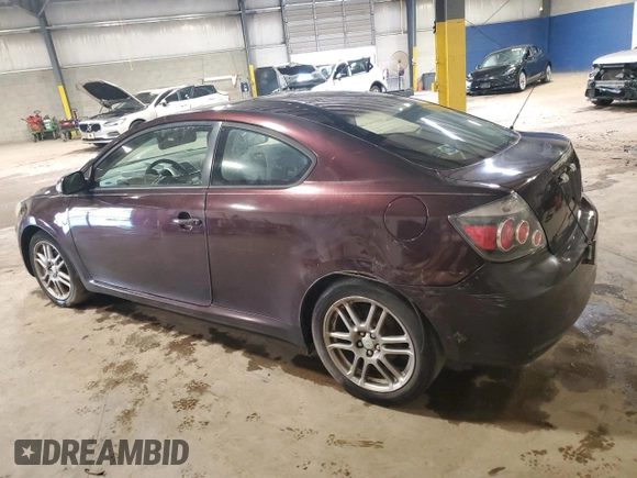 2008 Scion tC Spec with VIN JTKDE167580265188, listed as a Copart auction lot 65693115 with 156,502 mi miles and Salvage title. Bid and sale history available at DreamBid. Image 2.