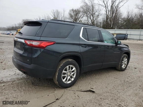 2020 Chevrolet Traverse LT Leather with VIN 1GNEVHKW4LJ255246, listed as a Copart auction lot 80734474 with 86,670 mi miles and Salvage Title. Bid and sale history available at carsss.com. Image 3.