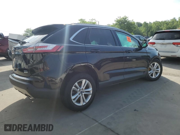 2019 Ford Edge SEL with VIN 2FMPK3J97KBB19684, listed as a Copart auction lot 57211945 with Not provided miles and Salvage title. Bid and sale history available at DreamBid. Image 3.