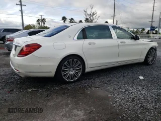 2016 Mercedes-Benz S with VIN WDDUX7GB7GA198194, listed as a Copart auction lot 44791945 with 281,590 mi miles and Salvage Title. Bid and sale history available at DreamBid. Image 3.
