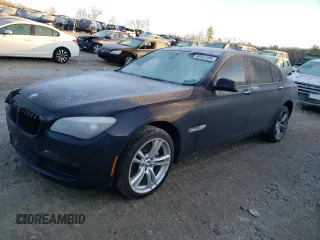 2012 BMW 7 Series 740Li with VIN WBAKB4C53CC576926, listed as a Copart auction lot 80361594 with 100,675 mi miles and Clean Title. Bid and sale history available at carsss.com. Image 1.