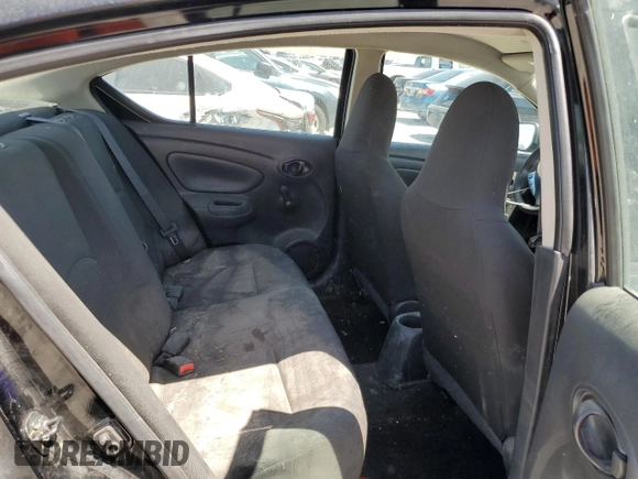 2017 Nissan Versa S with VIN 3N1CN7AP8HL802669, listed as a Copart auction lot 57773025 with 128,079 mi miles and Salvage title. Bid and sale history available at DreamBid. Image 10.