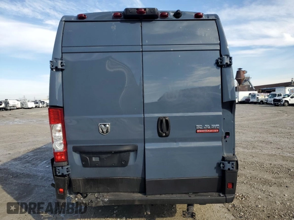 2021 Ram ProMaster Cargo with VIN 3C6MRVJG7ME563115, listed as a Copart auction lot 89348055 with Not Provided miles and Salvage Title. Bid and sale history available at carsss.com. Image 6.
