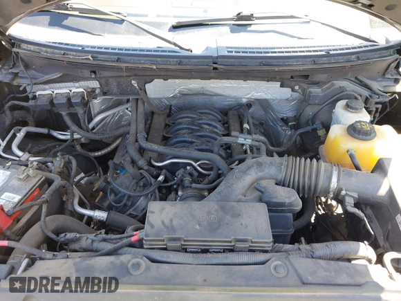 2013 Ford F-150 XL with VIN 1FTFW1EF9DKF45832, listed as a IAAI auction lot 41872612 with 126,452 mi miles and . Bid and sale history available at DreamBid. Image 10.