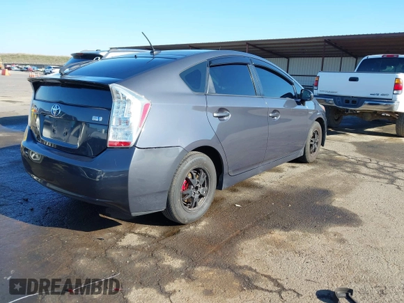 2011 Toyota Prius I with VIN JTDKN3DU3B0319954, listed as a IAAI auction lot 41367940 with 162,127 mi miles and . Bid and sale history available at DreamBid. Image 4.