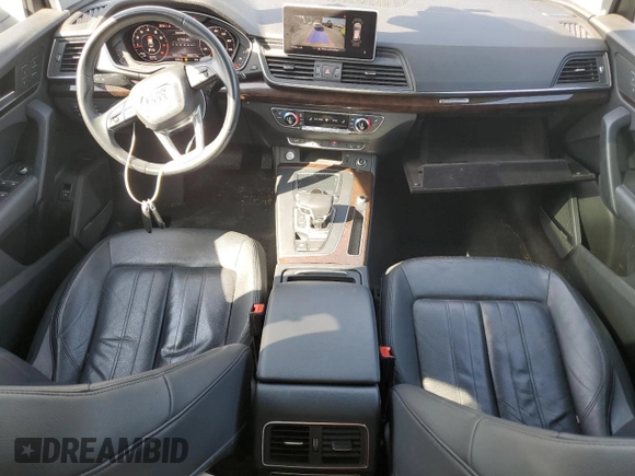 2018 Audi Q5 Premium Plus with VIN WA1BNAFY2J2209396, listed as a Copart auction lot 52804525 with 55,027 mi miles and Salvage Title. Bid and sale history available at carsss.com. Image 8.