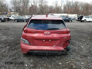 2023 Hyundai Kona SEL with VIN KM8K33AG1PU186871, listed as a Copart auction lot 50162085 with 50,455 mi miles and Non Repairable. Bid and sale history available at carsss.com. Image 6.