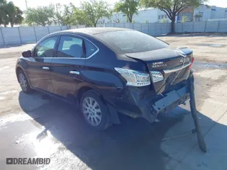 2014 Nissan Sentra SV with VIN 3N1AB7AP9EY200183, listed as a IAAI auction lot 41795406 with 167,111 mi miles. Bid and sale history available at carsss.com. Image 3.