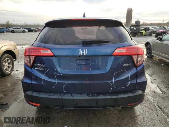 2017 Honda HR-V LX with VIN 3CZRU6H31HG708790, listed as a Copart auction lot 76063373 with 171,670 mi miles and Non Repairable. Bid and sale history available at carsss.com. Image 6.