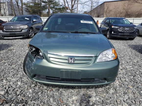 2003 Honda Civic LX with VIN 2HGES16673H607788, listed as a Copart auction lot 48729275 with 141,194 mi miles and Clean Title. Bid and sale history available at carsss.com. Image 5.
