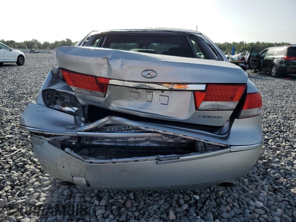 2006 Hyundai Azera SE with VIN KMHFC46F96A037972, listed as a Copart auction lot 61035765 with 140,857 mi miles and Salvage title. Bid and sale history available at DreamBid. Image 6.