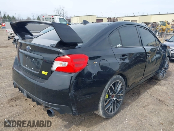 2020 Subaru WRX STI with VIN JF1VA2S66L9822758, listed as a IAAI auction lot 41963943 with 61,967 mi miles and . Bid and sale history available at DreamBid. Image 4.