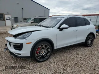 2015 Porsche Cayenne Turbo with VIN WP1AC2A27FLA81270, listed as a Copart auction lot 59062005 with 143,513 mi miles and Salvage title. Bid and sale history available at DreamBid. Image 1.