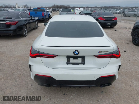2024 BMW 4 Series M440i with VIN WBA83AP03RCR93802, listed as a IAAI auction lot 41619054 with 11,173 mi miles. Bid and sale history available at carsss.com. Image 17.