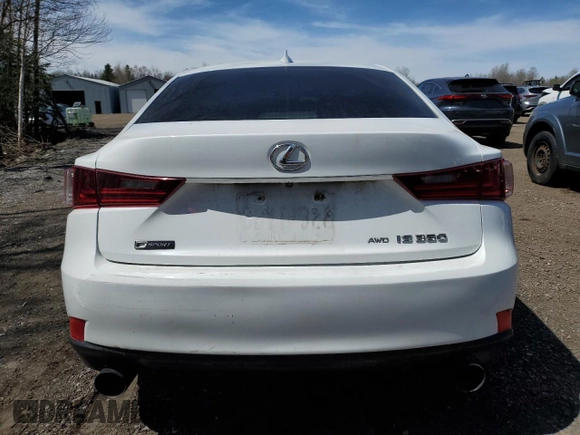 2016 Lexus IS 350 with VIN JTHCE1D28G5010450, listed as a Copart auction lot 53604545 with Not provided miles and Salvage title. Bid and sale history available at DreamBid. Image 6.
