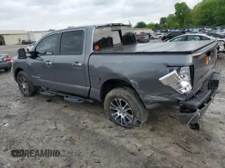 2021 Nissan Titan SV with VIN 1N6AA1ED8MN534176, listed as a Copart auction lot 54574785 with 25,360 mi miles and Salvage title. Bid and sale history available at DreamBid. Image 2.