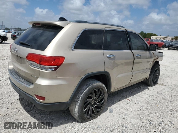 2014 Jeep Grand Cherokee Limited with VIN 1C4RJEBG5EC157444, listed as a Copart auction lot 51745095 with 126,680 mi miles and Salvage Title. Bid and sale history available at carsss.com. Image 3.