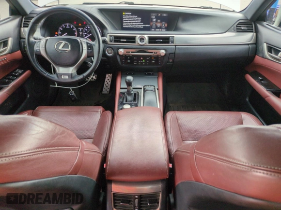 2015 Lexus GS 350 with VIN JTHCE1BL4FA000760, listed as a Copart auction lot 60535055 with 89,070 mi miles and Salvage title. Bid and sale history available at DreamBid. Image 8.