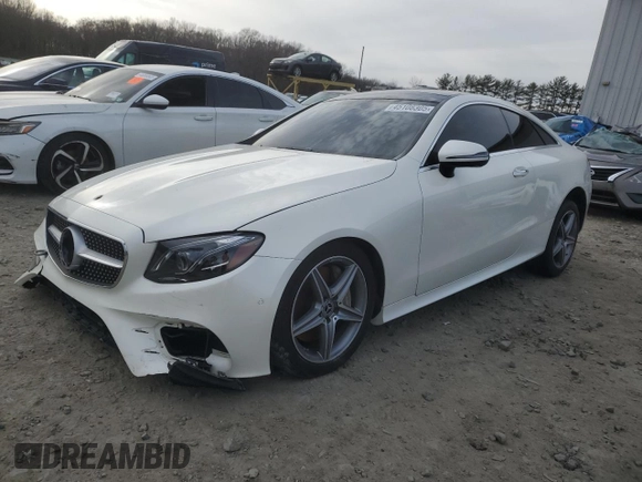 2018 Mercedes-Benz E-Class E 400 with VIN WDD1J6GB9JF029898, listed as a Copart auction lot 45108305 with 118,876 mi miles and Salvage Title. Bid and sale history available at carsss.com. Image 1.
