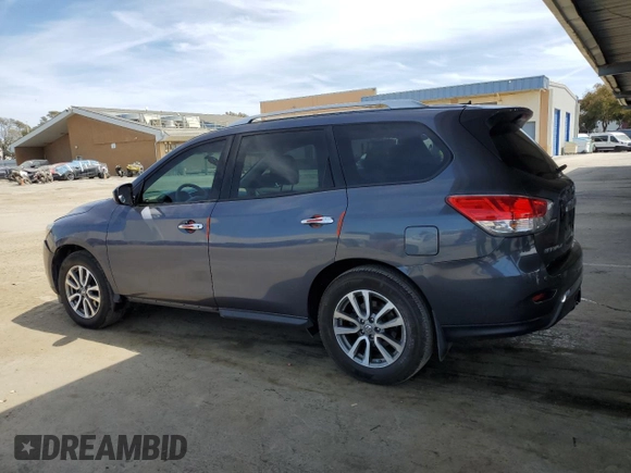 2014 Nissan Pathfinder Platinum with VIN 5N1AR2MNXEC652170, listed as a Copart auction lot 54186825 with 186,377 mi miles and Salvage title. Bid and sale history available at DreamBid. Image 2.