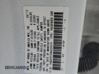 2016 Honda Accord Sport с VIN 1HGCR2F55GA024074, выставлен на аукционе Copart как лот 57413775 с пробегом 203 264 миль миль и Списание • Salvage title. История ставок и продаж доступна на DreamBid. Изображение 12.