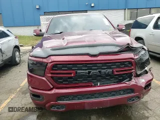 2022 Ram 1500 Big Horn with VIN 1C6SRFFT3NN318490, listed as a Copart auction lot 59371225 with 35,339 mi miles and Salvage title. Bid and sale history available at DreamBid. Image 13.