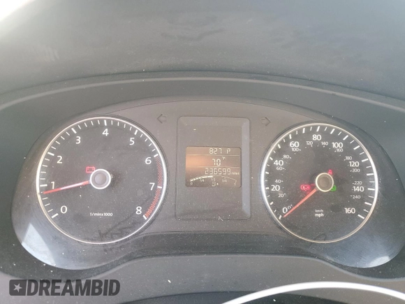 2013 Volkswagen Jetta SE with VIN 3VWDP7AJ8DM296673, listed as a Copart auction lot 60319295 with 236,599 mi miles and Salvage title. Bid and sale history available at DreamBid. Image 9.