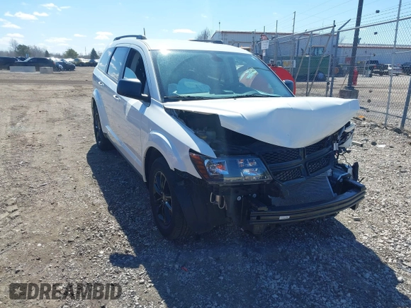 2020 Dodge Journey SE Value with VIN 3C4PDCABXLT265228, listed as a IAAI auction lot 41843599 with 53,797 mi miles and . Bid and sale history available at carsss.com. Image 1.