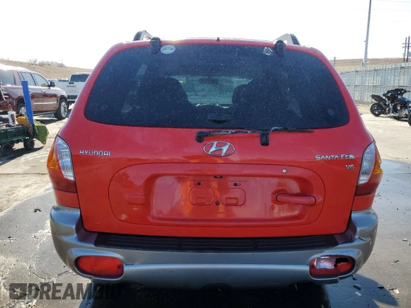 2003 Hyundai Santa Fe GLS with VIN KM8SC13D13U547310, listed as a Copart auction lot 44272905 with 215,746 mi miles and Salvage Title. Bid and sale history available at carsss.com. Image 6.