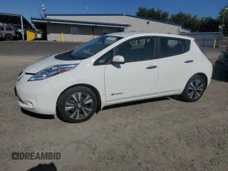 2016 Nissan LEAF S with VIN 1N4BZ0CP9GC300562, listed as a Copart auction lot 62375985 with 63,806 mi miles and Clean title. Bid and sale history available at DreamBid. Image 1.