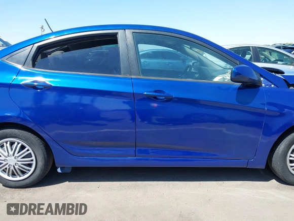 2014 Hyundai Accent GLS with VIN KMHCT4AE0EU655857, listed as a IAAI auction lot 41987827 with 172,535 mi miles. Bid and sale history available at carsss.com. Image 13.