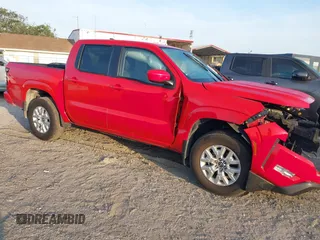 2022 Nissan Frontier SV with VIN 1N6ED1EK9NN691885, listed as a IAAI auction lot 42092289 with 46,655 mi miles and . Bid and sale history available at DreamBid. Image 1.