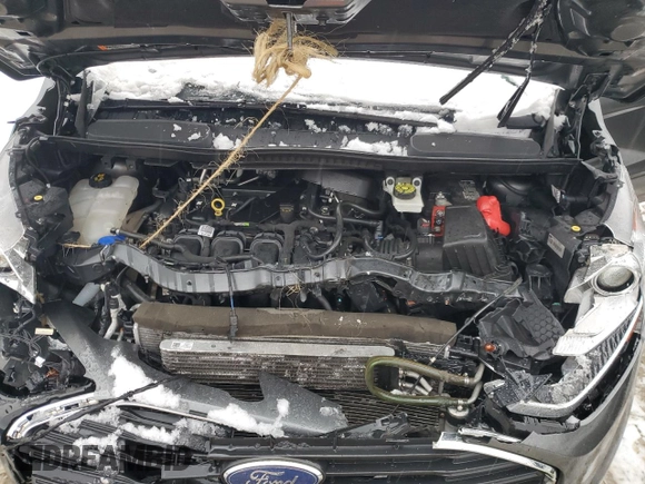 2021 Ford Transit Connect XLT with VIN NM0GE9F28M1497065, listed as a Copart auction lot 47232465 with 64,203 mi miles and Clean title. Bid and sale history available at DreamBid. Image 12.