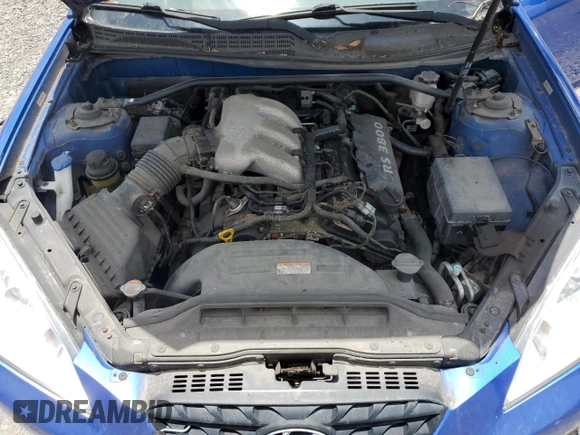2011 Hyundai Genesis Coupe Grand Touring with VIN KMHHU6KH7BU045523, listed as a Copart auction lot 60708495 with Not provided miles and Salvage title. Bid and sale history available at DreamBid. Image 11.