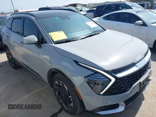 2023 Kia Sportage SX-Prestige with VIN 5XYK53AF7PG122258, listed as a IAAI auction lot 41925328 with 19,274 mi miles and . Bid and sale history available at DreamBid. Image 1.