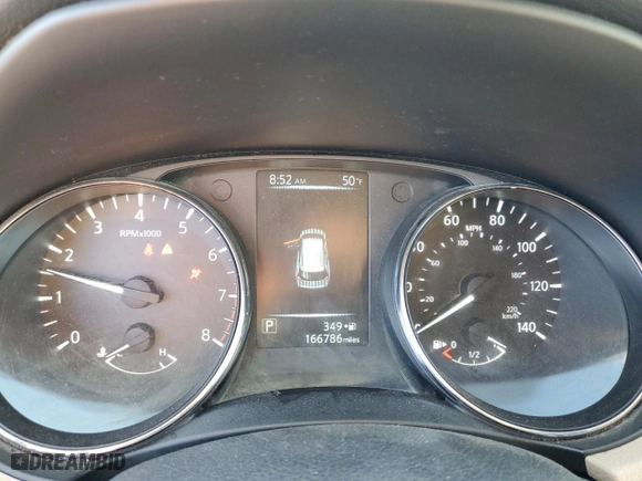 2017 Nissan Rogue S with VIN 5N1AT2MN3HC730360, listed as a Copart auction lot 88368455 with 166,786 mi miles and Salvage Title. Bid and sale history available at carsss.com. Image 9.