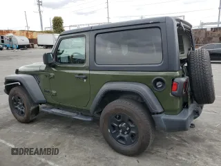 2021 Jeep Wrangler Sport with VIN 1C4GJXAG3MW737454, listed as a Copart auction lot 50967585 with 29,330 mi miles and Salvage Title. Bid and sale history available at DreamBid. Image 2.