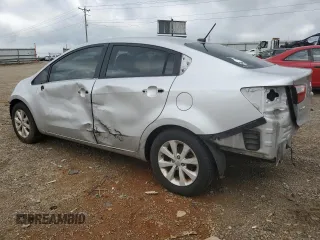 2013 Kia Rio EX with VIN KNADN4A34D6104154, listed as a Copart auction lot 60482575 with 125,976 mi miles and Salvage title. Bid and sale history available at DreamBid. Image 2.
