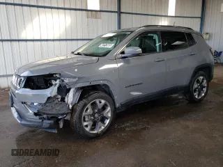 2020 Jeep Compass Limited with VIN 3C4NJCCB9LT170785, listed as a Copart auction lot 42212065 with 55,763 mi miles and Clean Title. Bid and sale history available at DreamBid. Image 1.