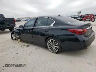 2023 Infiniti Q50 Luxe with VIN JN1EV7BP5PM511106, listed as a Copart auction lot 51761665 with Not Provided miles and Salvage Title. Bid and sale history available at DreamBid. Image 2.