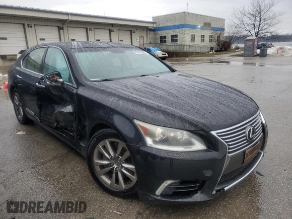 2013 Lexus LS 460 z VIN JTHCL5EF4D5018541, wystawiony jako Copart lot #87919255 z przebiegiem 127 441 mil mil oraz Szkoda całkowita • Salvage title. Historia ofert i sprzedaży dostępna na DreamBid. Obrazek 4.