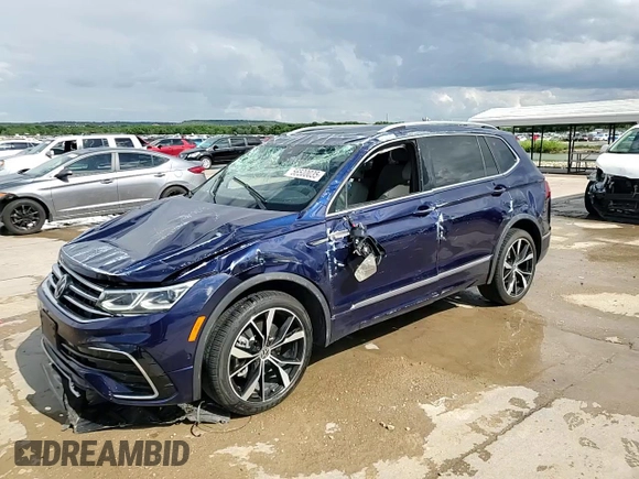 2024 Volkswagen Tiguan SEL R-Line с VIN 3VV4B7AX8RM058000, выставлен на аукционе Copart как лот 56500035 с пробегом 8 572 миль миль и Списание • Salvage title. История ставок и продаж доступна на DreamBid. Изображение 14.