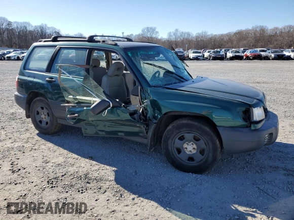 2001 Subaru Forester L with VIN JF1SF63541G751912, listed as a Copart auction lot 45462225 with 0 mi miles and Salvage Title. Bid and sale history available at carsss.com. Image 4.