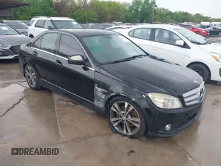 2009 Mercedes-Benz C-Class 3.5L Sport with VIN WDDGF56X19R043159, listed as a IAAI auction lot 41910010 with 173,817 mi miles. Bid and sale history available at carsss.com. Image 1.